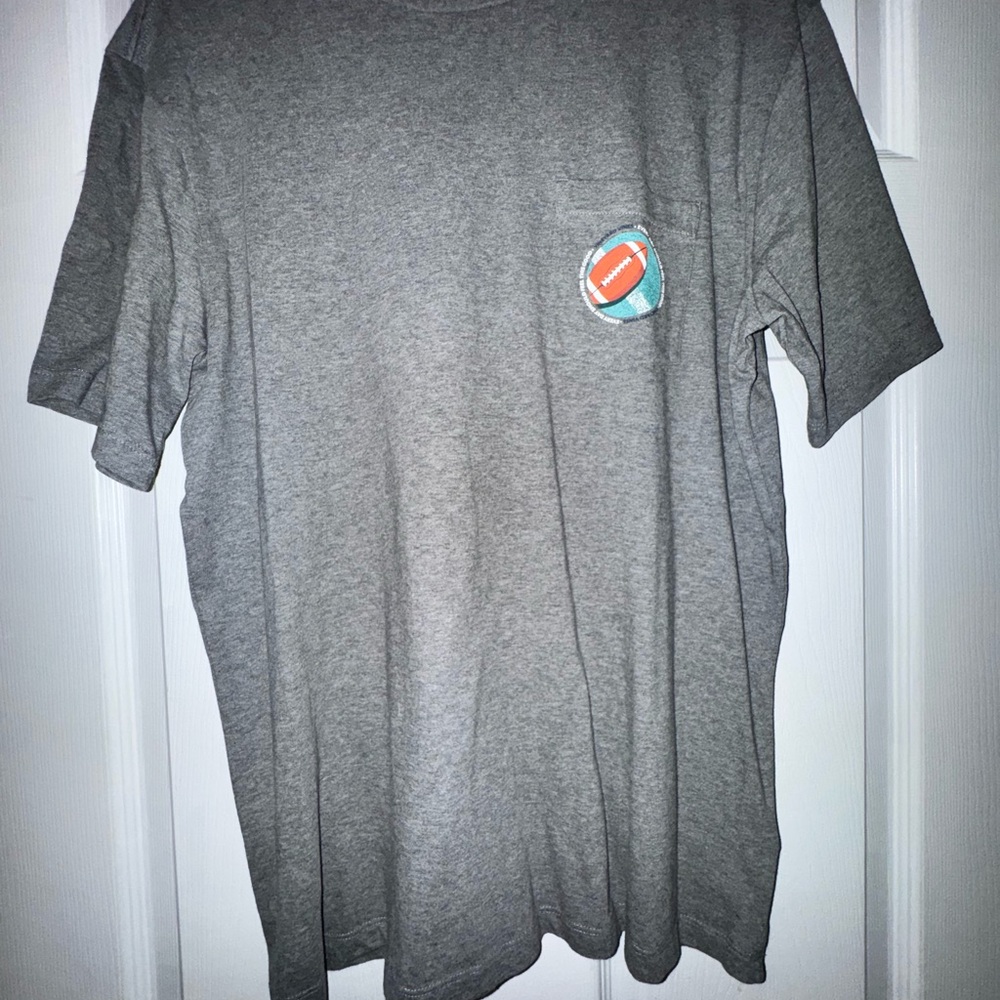 Vineyard Vines Gray V-Neck Tee